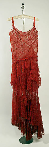 vintage dress Chanel 1930 Ensemble, Evening