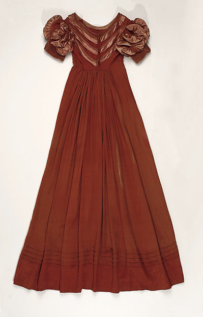 American Silk Dress, circa 1818