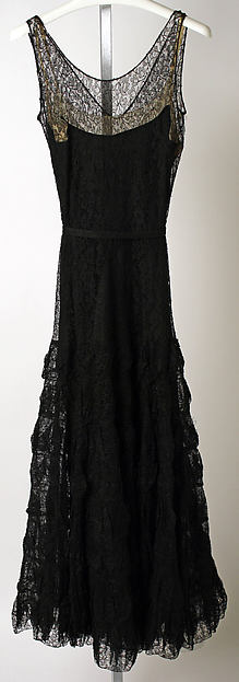 Chanel vintage dress 1930s Ensemble, Evening