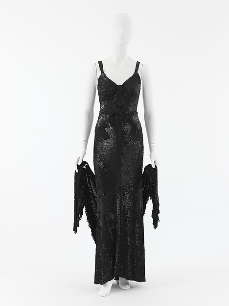Coco Chanel vintage dress 1930s Ensemble, Evening