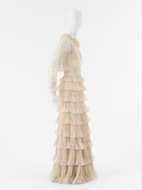 Coco Chanel 1930s vintage dress Ensemble, Evening