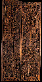 Pair of Doors with Carved Decoration