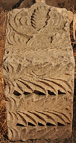 Block Carved with Acanthus and Palmette