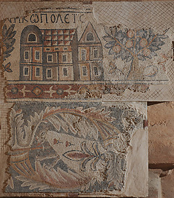 Mosaic Depciting Nikopolis Set over an Altered Animal