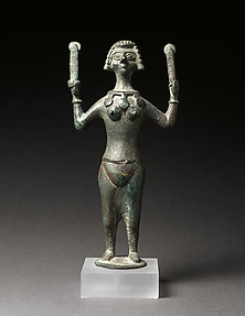 Statuette of a Woman Playing Crotales