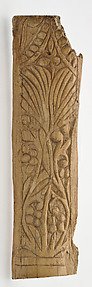 Plaque Decorated with Leaves