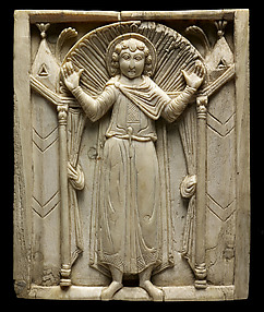 Ivories of the So-Called Grado Chair: Saint in Orant Pose