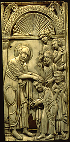 Ivories of the So-Called Grado Chair: Saint Mark Consecrating Anianos