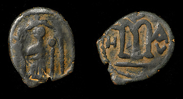 Anonymous Follis, Byzantine Type, but without Crosses
