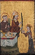 The Bishop of Assisi Giving a Palm to Saint Clare