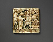 Plaque with Christ Before the High Priest Caiaphas