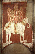 Fresco, with elephant