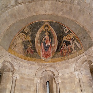 The Virgin and Child in Majesty and the Adoration of the Magi