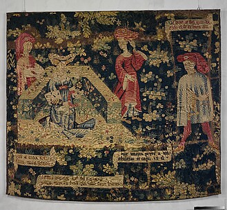 Honor Making a Chaplet of Roses