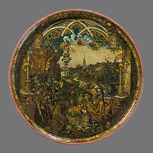 Paten with Abraham and Melchizedek