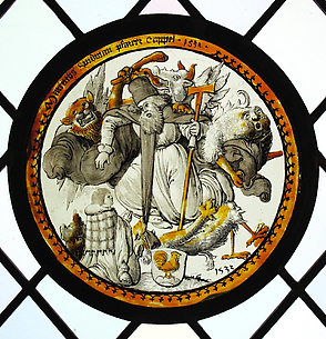 Roundel with the Temptation of Saint Anthony