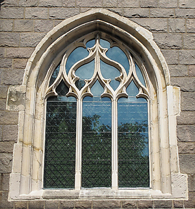 Window with Flamboyant Tracery