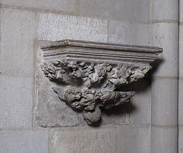 Corbel from the Double Sepulchral Monument of Don Àlvar Rodrigo de Cabrera, Count of Urgell and Viscount of Ager and his wife Cecilia of Foix