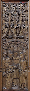 Panel with the Marriage of the Virgin and Joseph