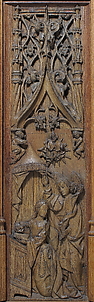 Panel with the Annunciation to the Virgin