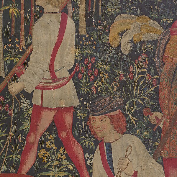 The Hunters Enter the Woods (from the Unicorn Tapestries)