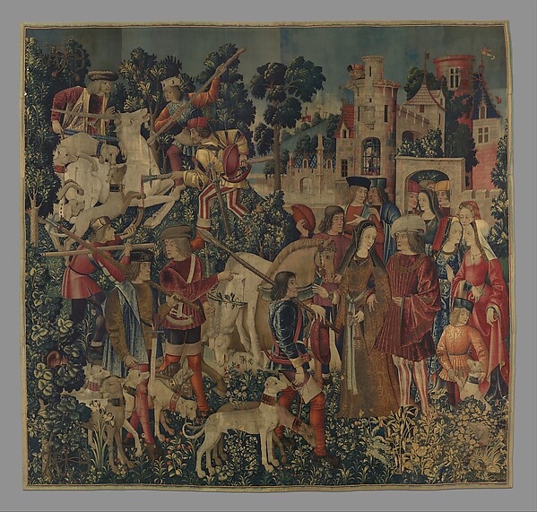 The Unicorn is Killed and Brought to the Castle (from the Unicorn Tapestries)
