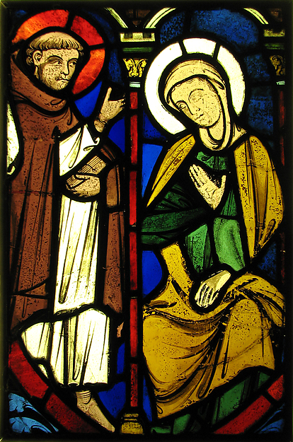 The Virgin from a Pentecost Scene and the Figure of St. Martin