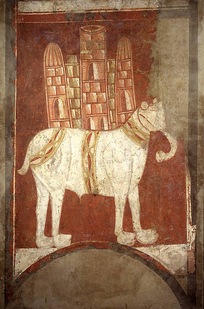 Fresco, with elephant