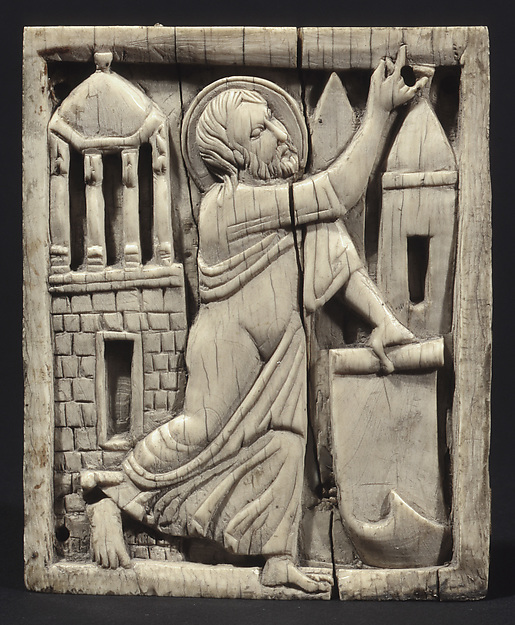 Ivories of the So-Called Grado Chair: Prophet with a Plaque