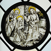 Roundel with Christ Taking Leave of His Mother