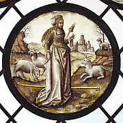Roundel with Allegorical Figure