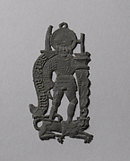 Pilgrim's Badge representing Saint Adrian