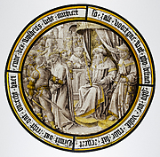 Roundel with Christ Condemned by Pilate