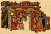 Fragment of a Wall Hanging with Figures in Elaborate Dress