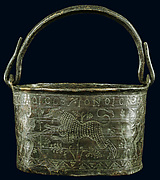 Bucket with a Hunting Scene