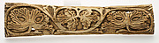 Plaque Decorated with Stylized Vine Leaves