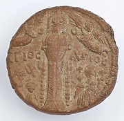 Token with Stylite, Baptism of Christ, and Adoration of the Magi
