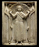 Ivories of the So-Called Grado Chair: Saint in Orant Pose