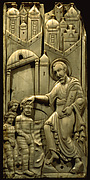 Ivories of the So-Called Grado Chair: Saint Mark Baptizing Anianos