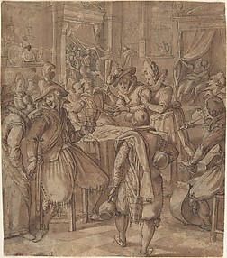 The Prodigal Son Squanders his Fortune with Prostitutes