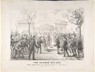 Castle Gardens, The Second Deluge, First Appearance of Jenny Lind in America