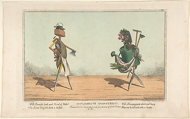 Implements Animated, Pl. 1, Dedicated to the Carpenters and Gardeners of Great Britain
