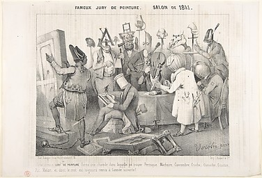 Fameux Jury de Peinture. Salon de 1841