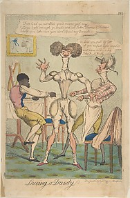 Laceing [sic] a Dandy
