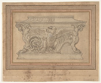 Design for a Casket with the Gonzaga Eagle
