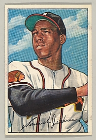 Sam Jethroe, Outfielder, Boston Braves, from the series Picture Cards (no. 84)