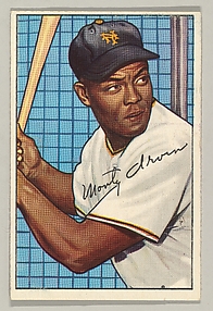 Monte Irvin, Left Field, New York Giants, from the series Picture Cards (no. 162)
