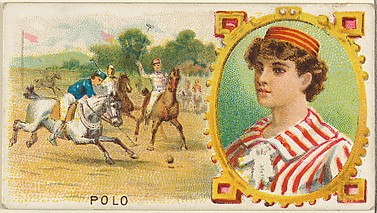 Polo, from the Games and Sports series (N165) for Old Judge Cigarettes