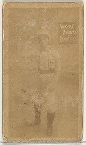 From the Girl Baseball Players series (N48, Type 2) for Virginia Brights Cigarettes