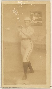 Card 3, from the Girl Baseball Players series (N48, Type 2) for Virginia Brights Cigarettes